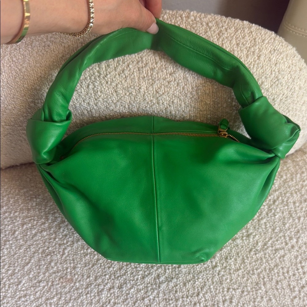 Bottega Veneta Double Knot Purse Parakeet
